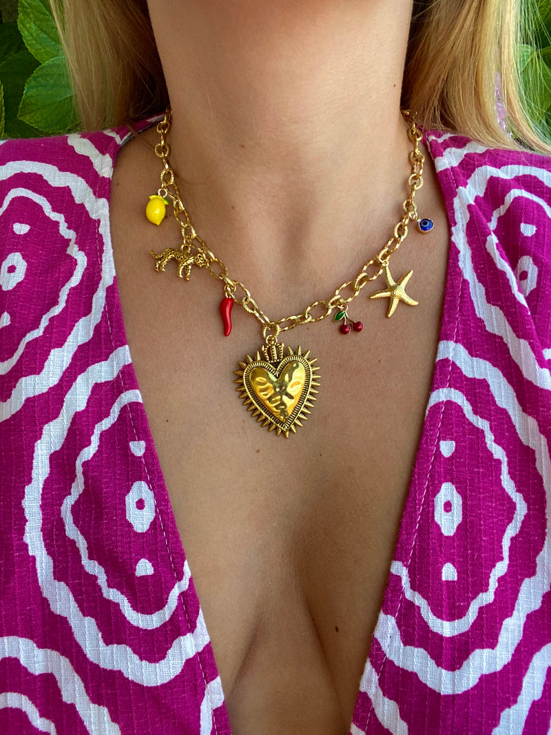 Lisbon Charm Necklace